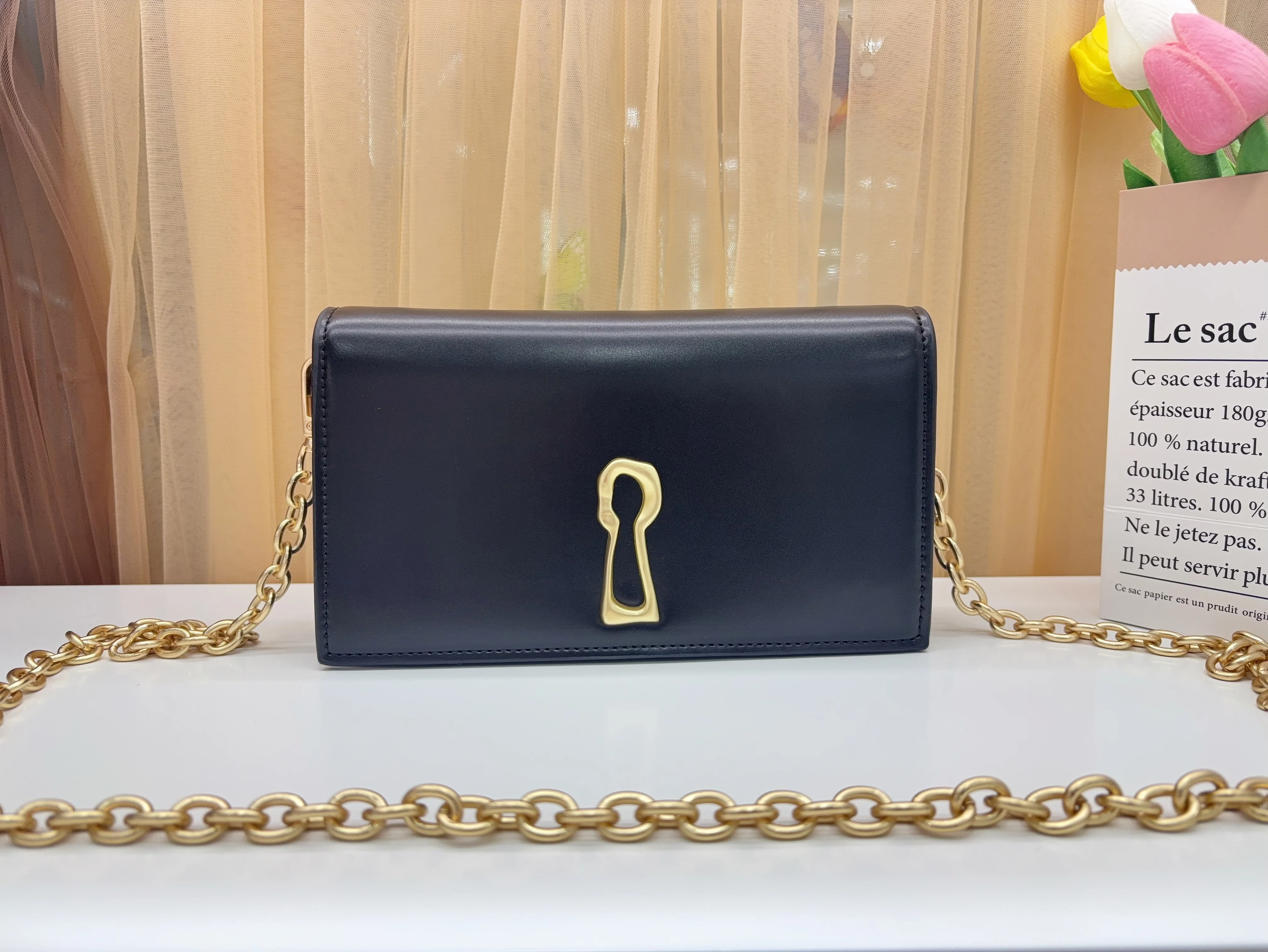 2026 New Genuine Leather High Quality Version of Devil's Eye Deluxe Bag Necklace Jewelry with Box Original Package Evening Bags