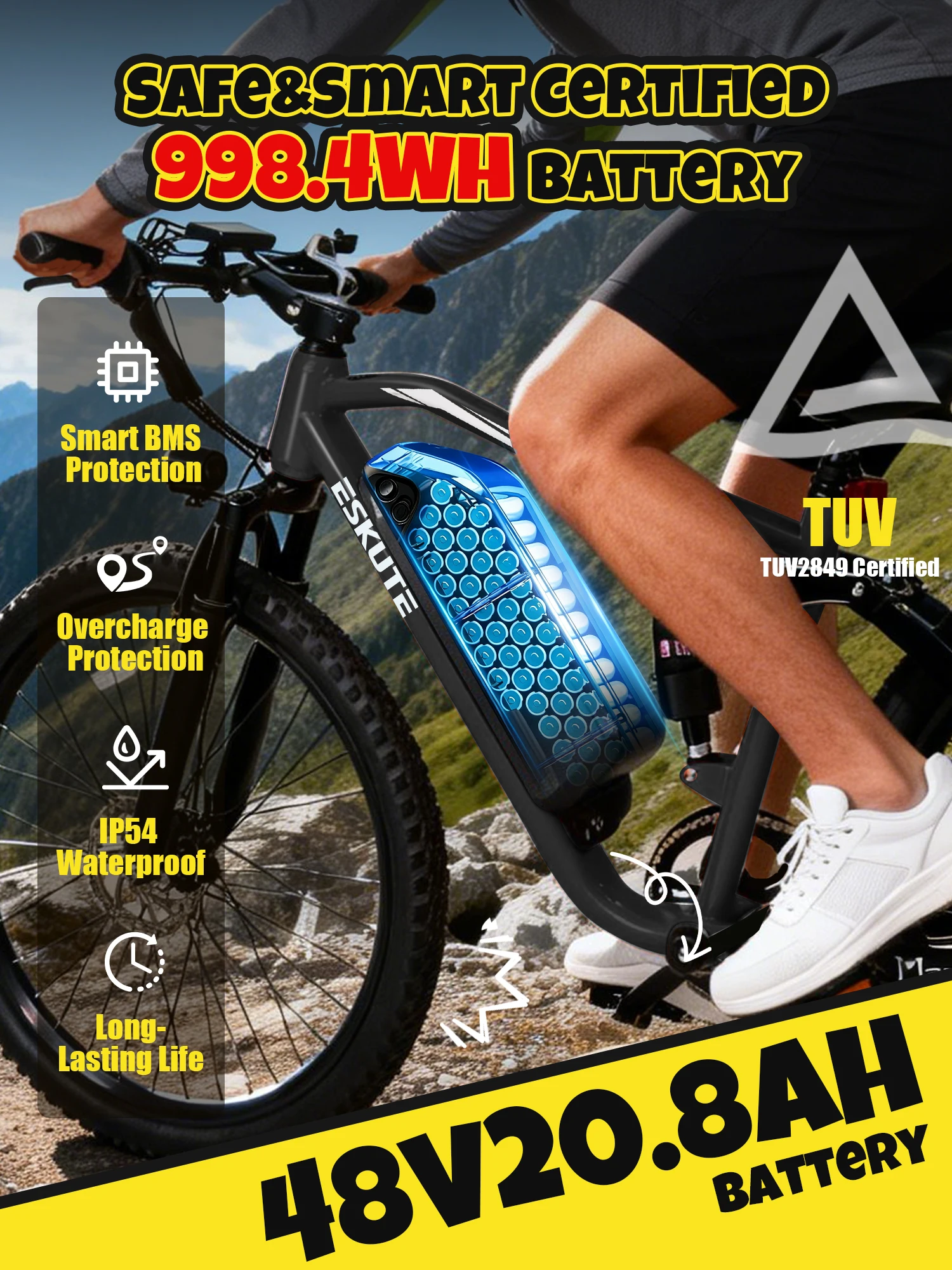 Bicicletta Elettrica ESKUTE M2 - Commuter Biking recensione e prezzo