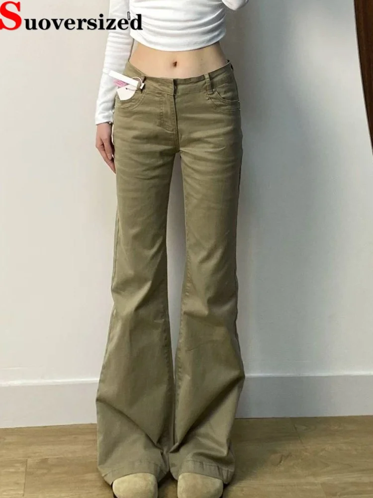 

Расклешенные широкие джинсы с низкой посадкой, винтажные тонкие женские повседневные уличные брюки Vaqueros, новые прямые свободные модные джинсовые брюки в стиле ретро