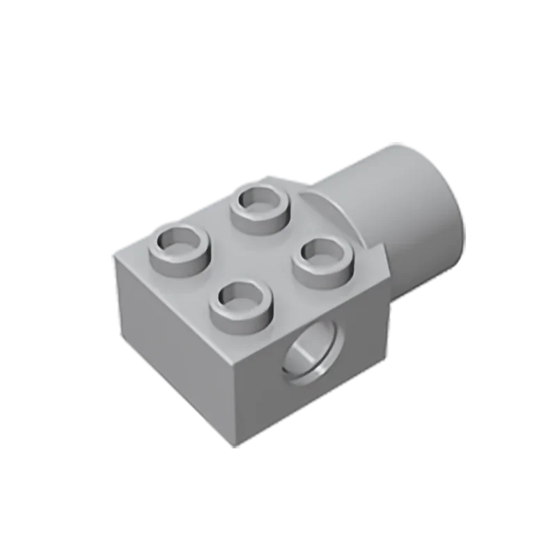 Gobricks GDS-1087 Technical, Brick Modified 2 x 2 with Pin Hole, Rotation Joint Socket compatible with lego 48169