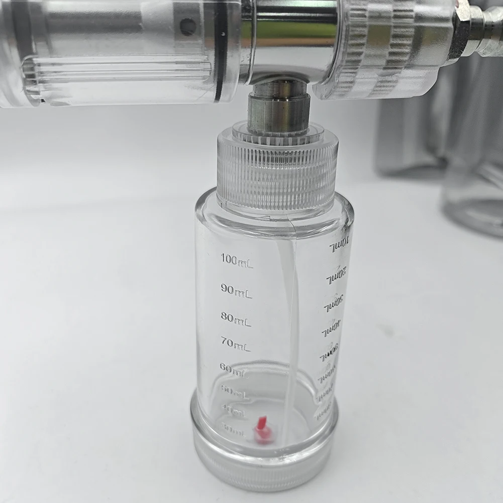 100ml Pressure Washer Gun Adjustable 4500PSI Water Foam Pot with 1/4 Inch Quick Connector Foam Spray Pot Car Wash Accessories
