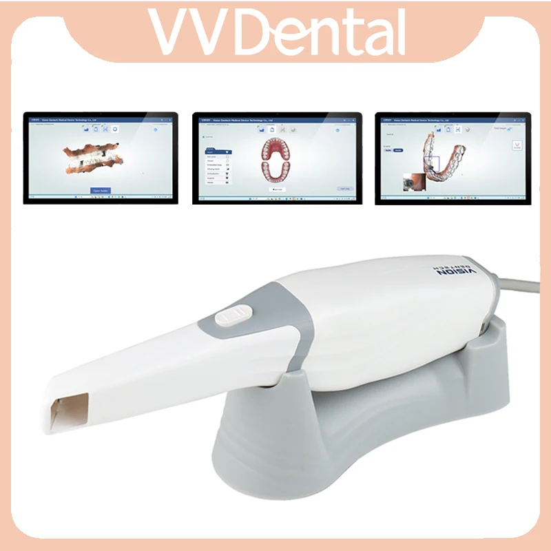 VVDental Intraoral 3D Scanner With Software CAD CMD Implants Orthodontic Restoration Digital Impressionist Intraoral Scanner