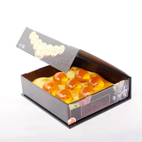 Dragon Ball 7 stks/set 1:1 Crystal 3.5 cm Action Figure Speelgoed Summon Shenron Wishing Collection Anime Model Gift