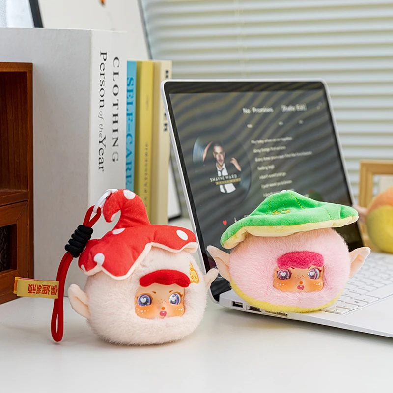 Süße Pflanze Elfen Vinyl Gesicht Plüsch Anhänger Puppe Pflanzen Pilz weiche gefüllte Vinyl Plüschtier schöne Puppe Kinder Geburtstagsgeschenke hängen