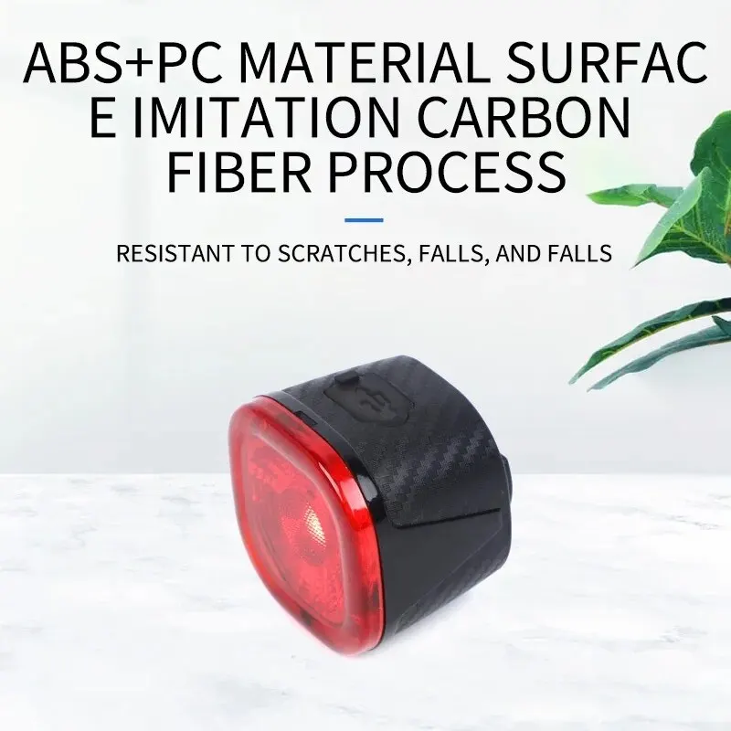 OFFBONDAGE Smart Bicycle Brake Light IPx6 Taillight Type-C Bike Tail Rear Light Auto Stop LED Riding Warning Cycling Light image 6