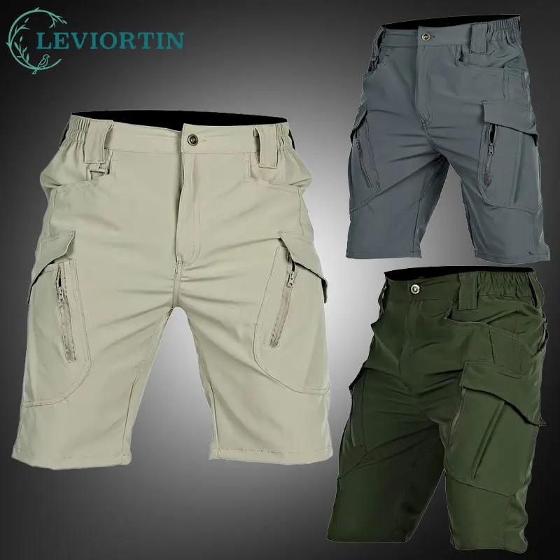 

Men Quick-dry Tactical Shorts Pants Summer Outdoor Lightweight Breathable Work Shorts Male Hiking Training Cargo Short Trousers