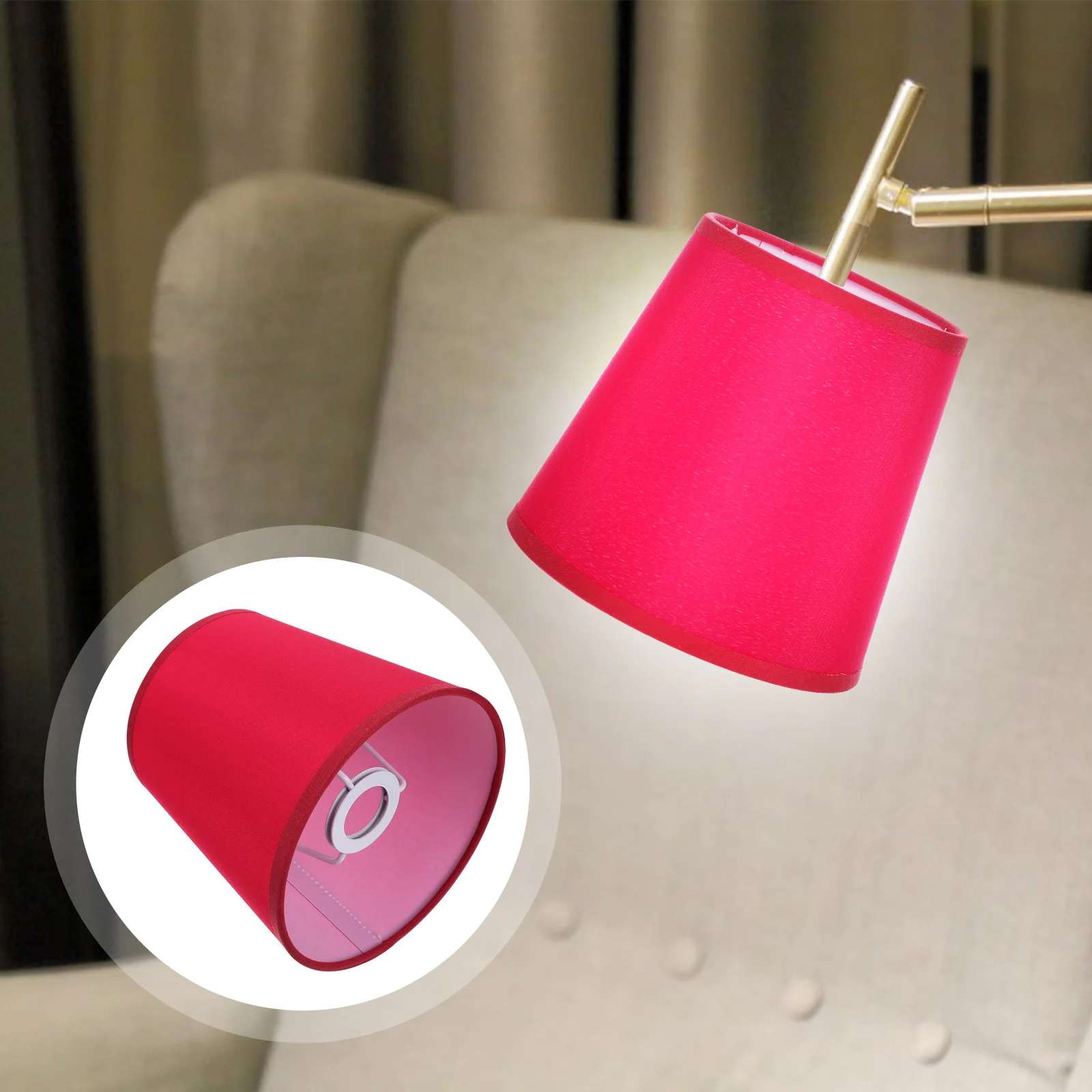 

Durable Cloth Clip On Lamp Shade Light Light Shade Creative Clip On Lamp Shade