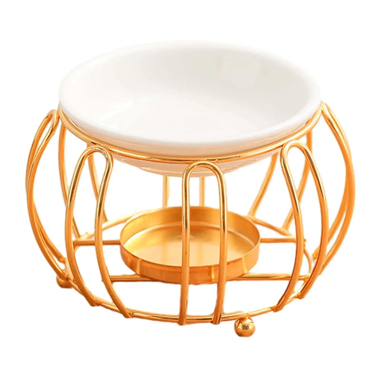 Candle Wax Melt Warmer Fragrance Warmer Diffuser Stylish European Romantic Elegant Tealight Warmer Diffuser for Home Bedroom
