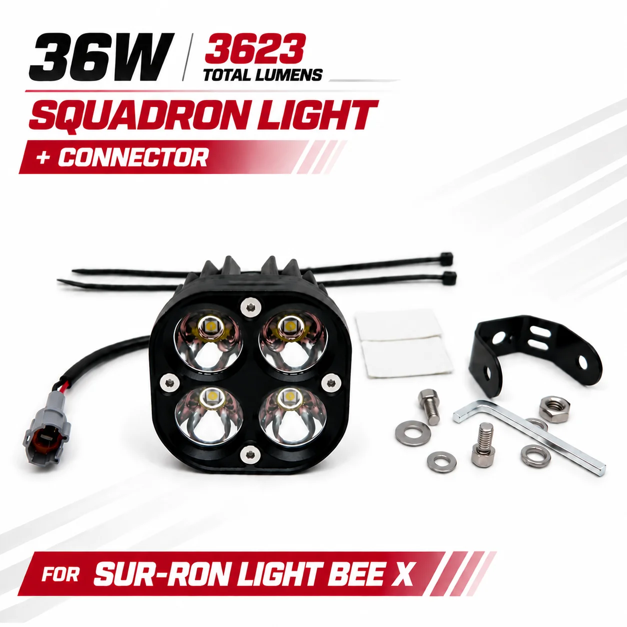 Wintai-Tech High Power Baja Squadron Light Plug & Play for Sur-Ron Light Bee X  36W 3623 Lumen