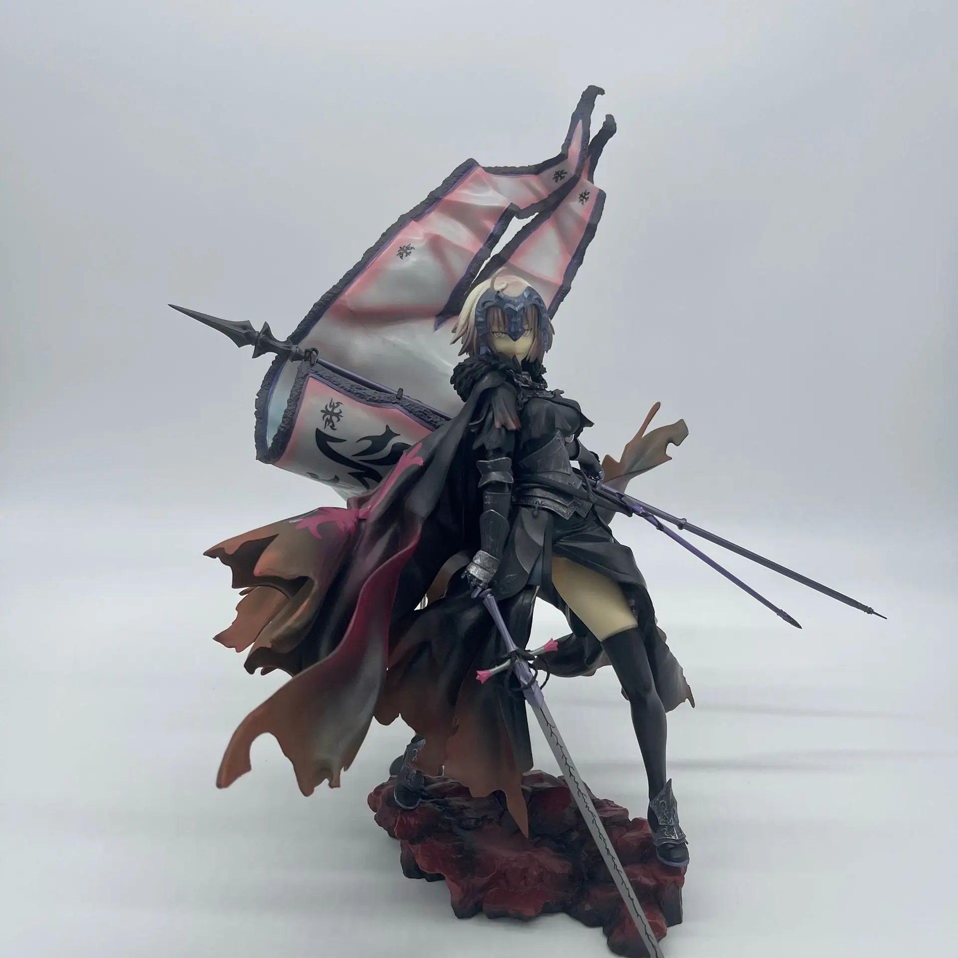 30CM Joan of Arc Game Series Figure Fate Stay Night Decoration PVC Static Doll Desktop Collection Model Statue Christmas Gift