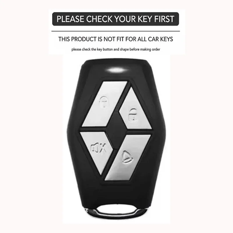 4 Buttons Silicone Car Remote Key Case for Renault Trafic Vivaro Primastar Movano Kangoo Logan 2 Clio Shell Cover Accessories