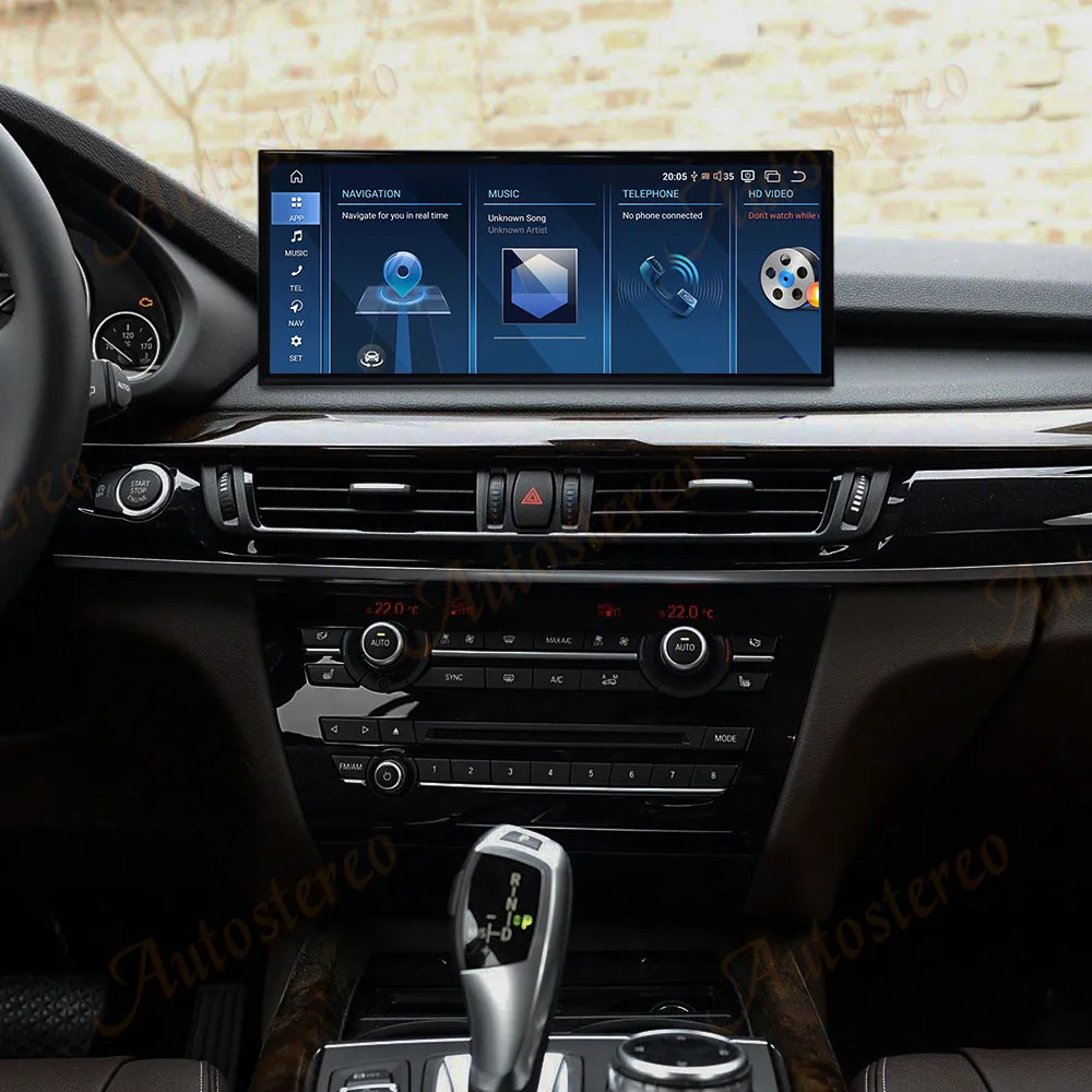 15.8 بوصة كوالكوم أندرويد 13 Carplay لسيارات BMW X5 X6 2014-2018 سيارة مشغل وسائط متعددة نظام تحديد المواقع والملاحة راديو السيارة شاشة رئيس وحدة