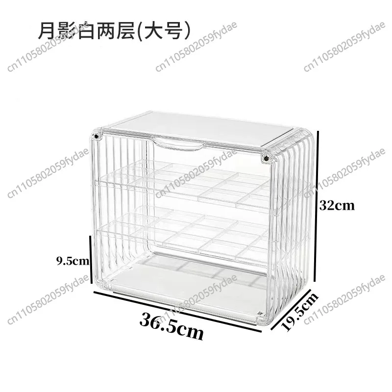 Keyboard Storage Box, Desktop Transparent Cabin, Acrylic Compartment Display Stand for Mechanical Bluetooth Keyboards