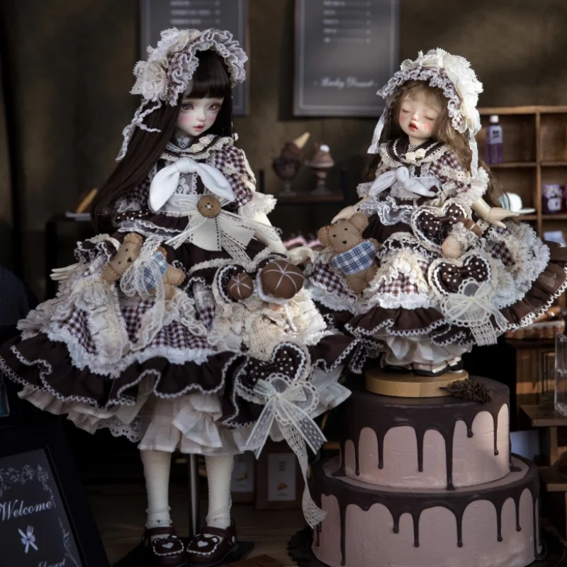 

BJD Doll Clothes Dress For 1/4 MSD MDD Doll Accessories Dress Up Doll Gift Diy Lolita Clothes (No Doll)