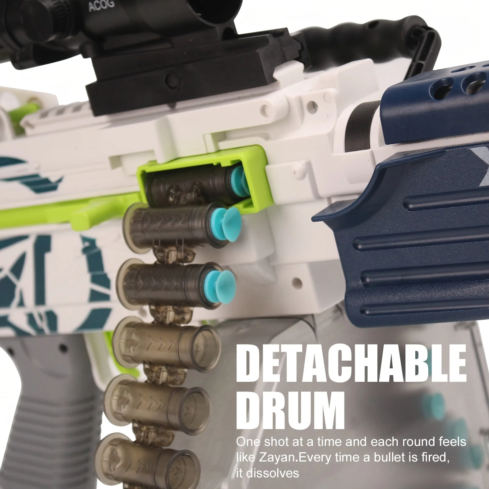 Gunner à balles souples en forme d'ananas M249, alimenté par chaîne, avec pistolet jouet automoteur pour garçons, pour manger du poulet, mitrailleuse lourde