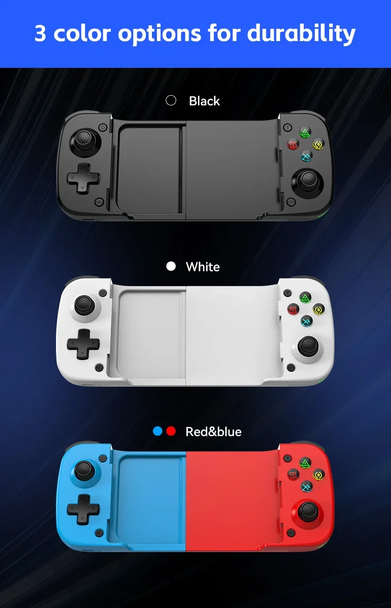 

D3S Stretching handheld Game Controller Hall Joystick For Switch Android IOS PC Gamepad Bluetooth control