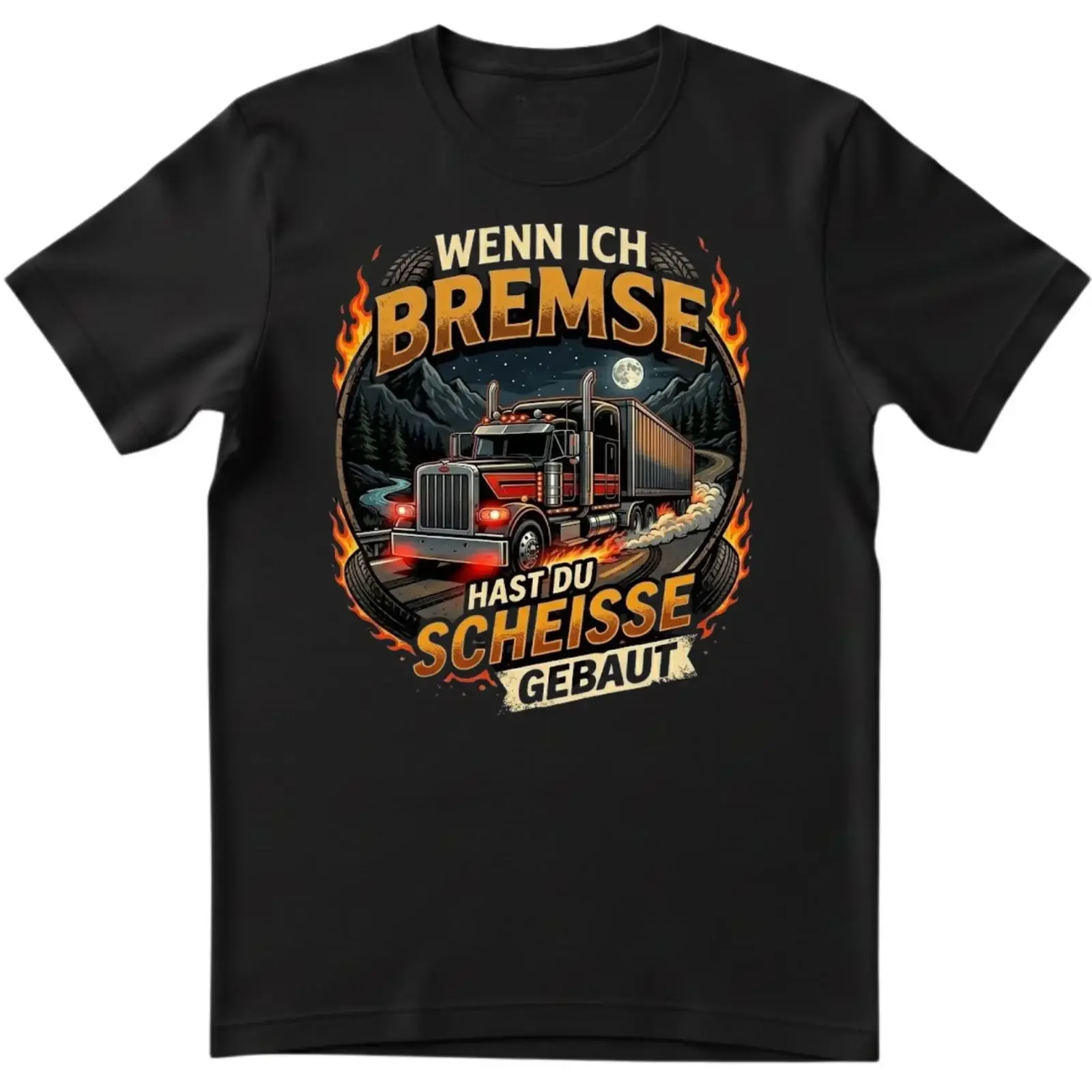 Men's T Shirt When I brake Truck Driver Trucker Saying Funny  vintage Washed Slightly Breathable designer clothes Comfortable