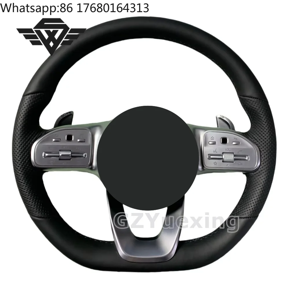 For Customized Leather for Mercedes AMG 808 W204 W205 W213 W463 W166 C-Class E-Class S-Class Sport Steering Wheel