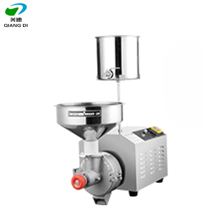 ماكينة طحن حجر حبوب الذرة والأرز الرطب الصغيرة التجارية #6