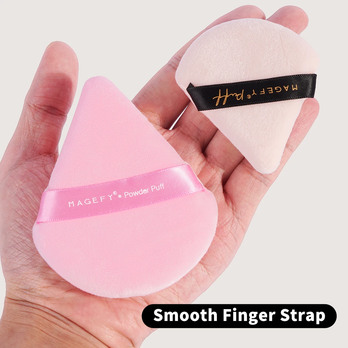 MAGEFY-esponja triangular para maquillaje, 10 piezas, para crema, base, cosmética, licuadora, herramientas de belleza