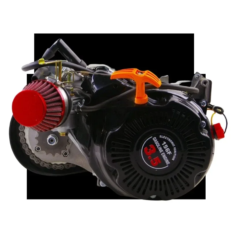 Spot100cc 4-Stroke Bicycle Engine Kit Motorized Bike with Belt or Gear Chain Drive Upgrade Conversion Kit for Adult Bicycles