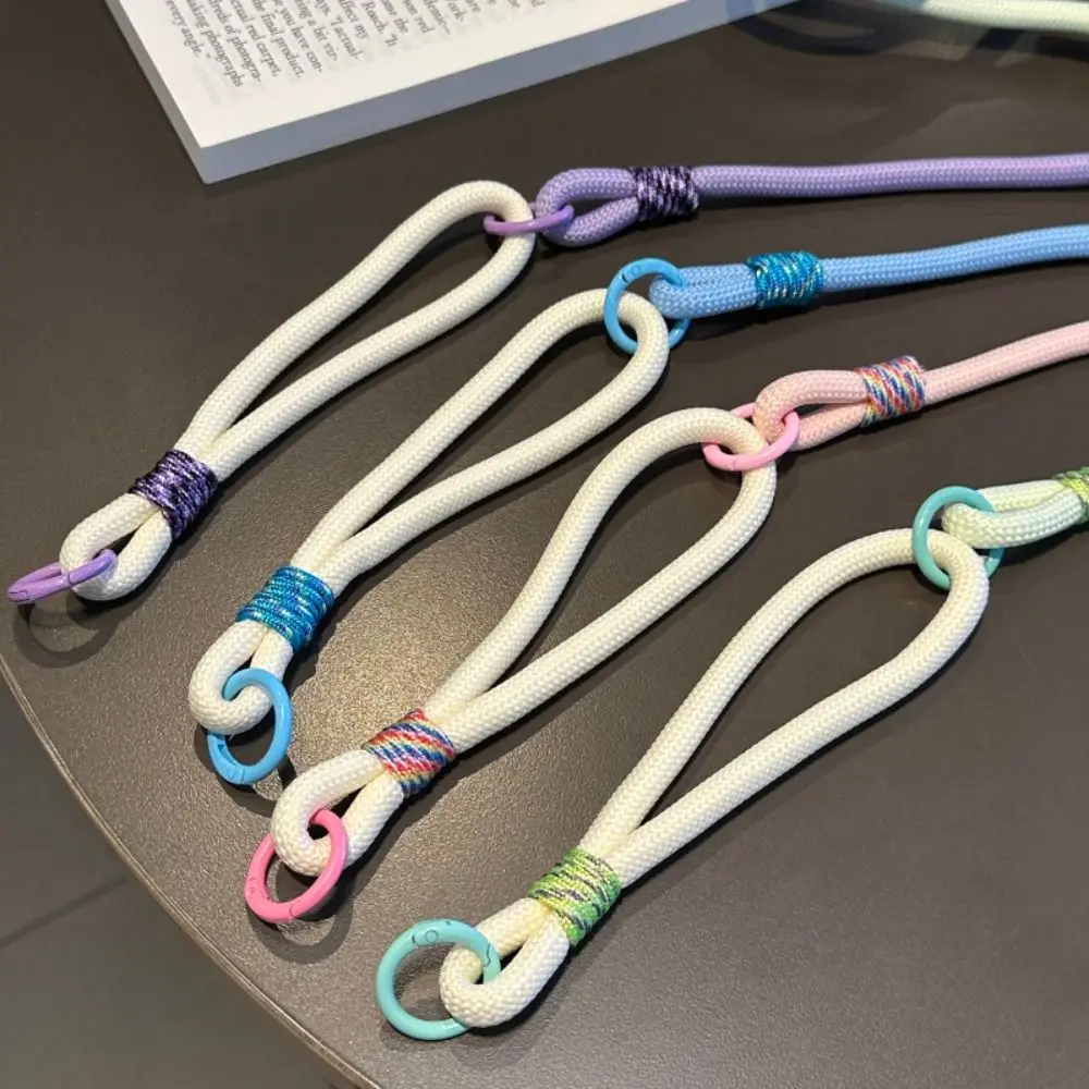 

Chain Rope Mobile Phone Back Clip Holder Back Clamp Rope Endant Decor Phone Back Clip Bracket 2 in 1 Adjustable