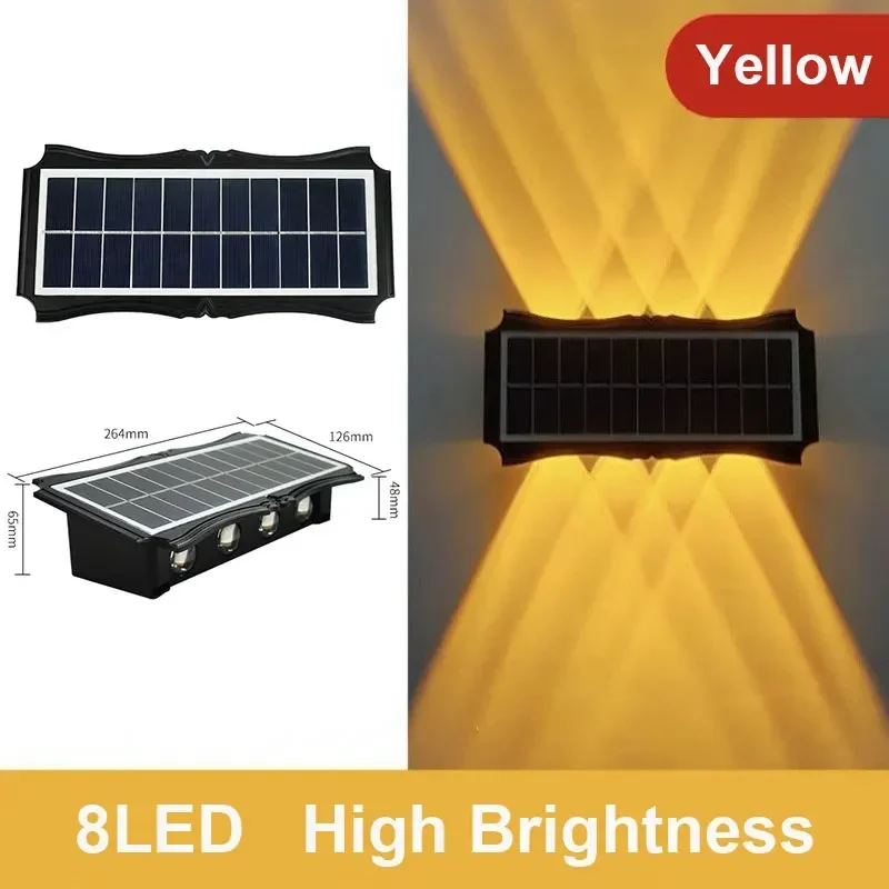 IEEYEEY Außen Solarwandlampe 5