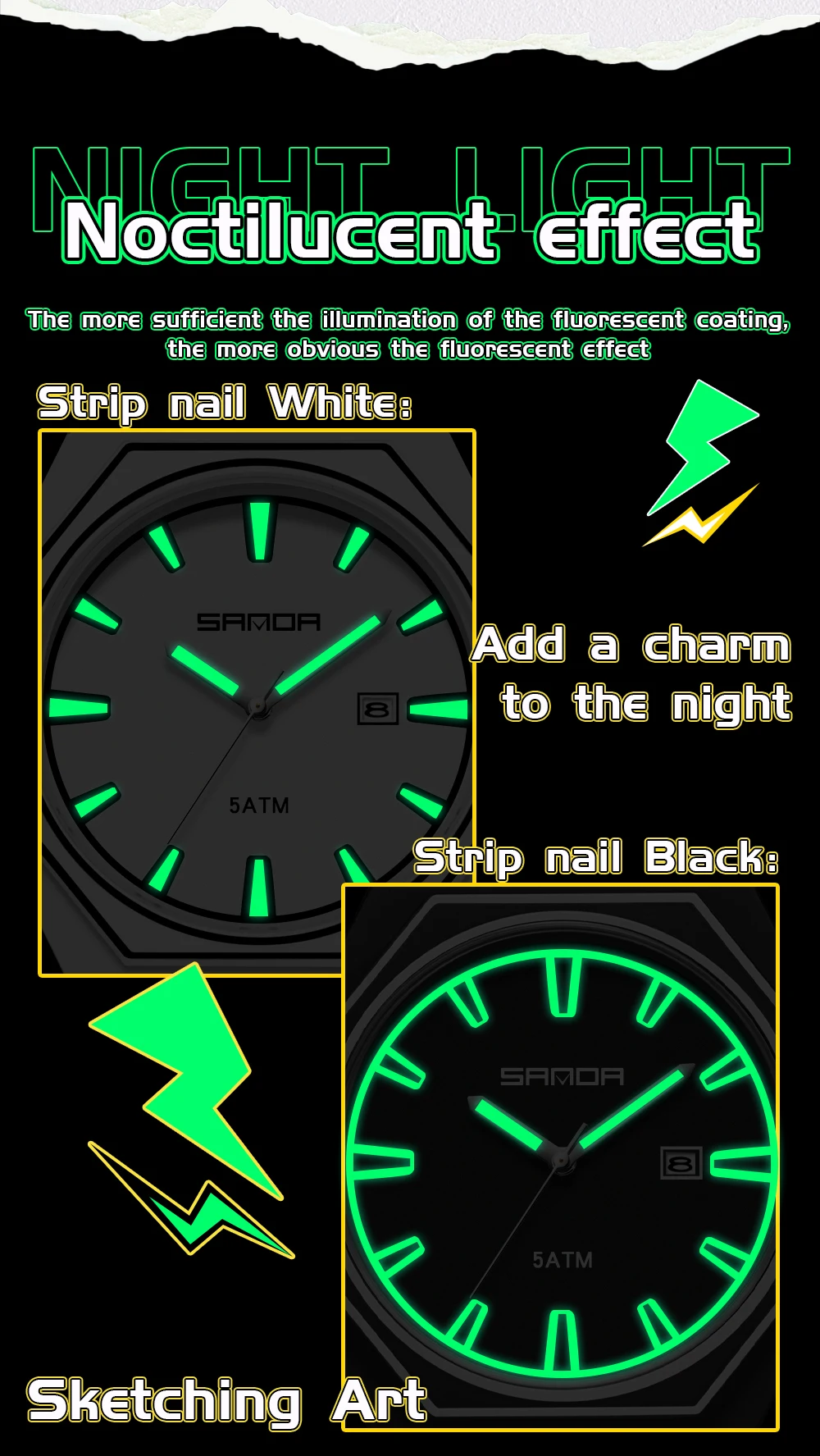 SANDA العلامة التجارية الأعلى 9090 ساعة كوارتز رجالية مقاوم للماء التقويم مضيئة سلسلة الإبداعية الفاخرة ساعة كوارتز رجالية 2025