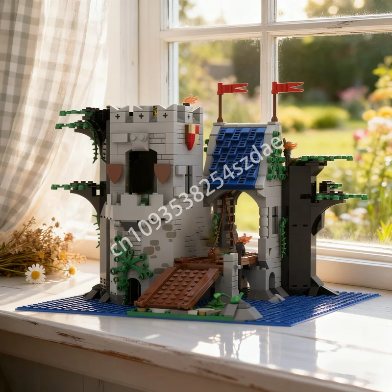 766 قطعة MOC Forestmen S Tower Castle Forestmen نموذج بناء اللعب كتل هدايا عيد الميلاد تجميع فكرة ذاتية الصنع عيد ميلاد التعليم #1
