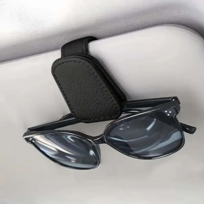 Suporte para Óculos de Sol para Carro, Clip Multifuncional para Cartões e Bilhetes, Acessórios Portáteis para Interior de Veículos