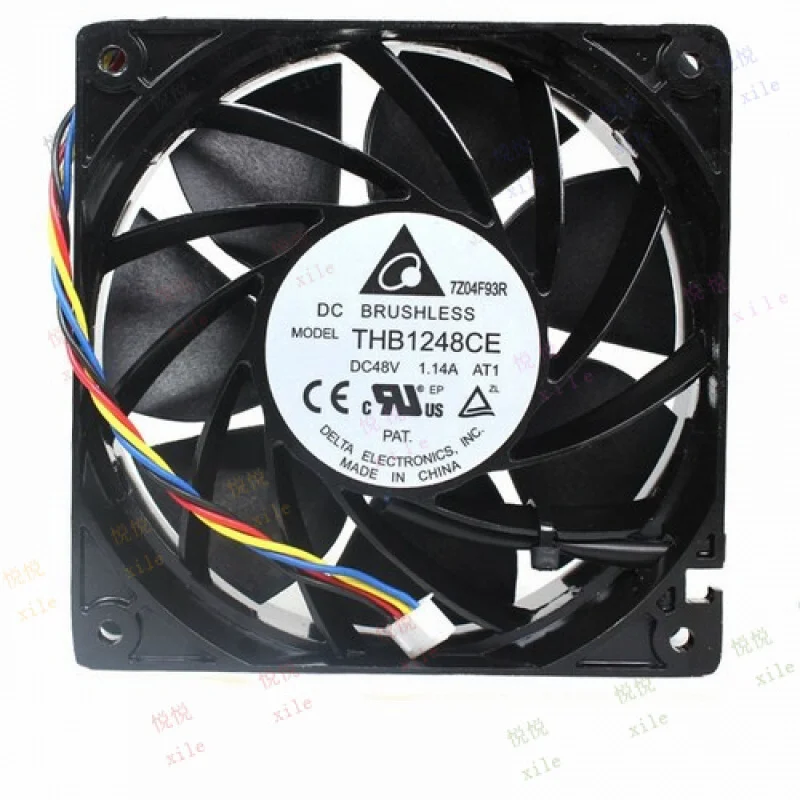 

L L FOR Delta THB1248CE 12038 48V 1.14A 12CM violent chassis DC cooling fan