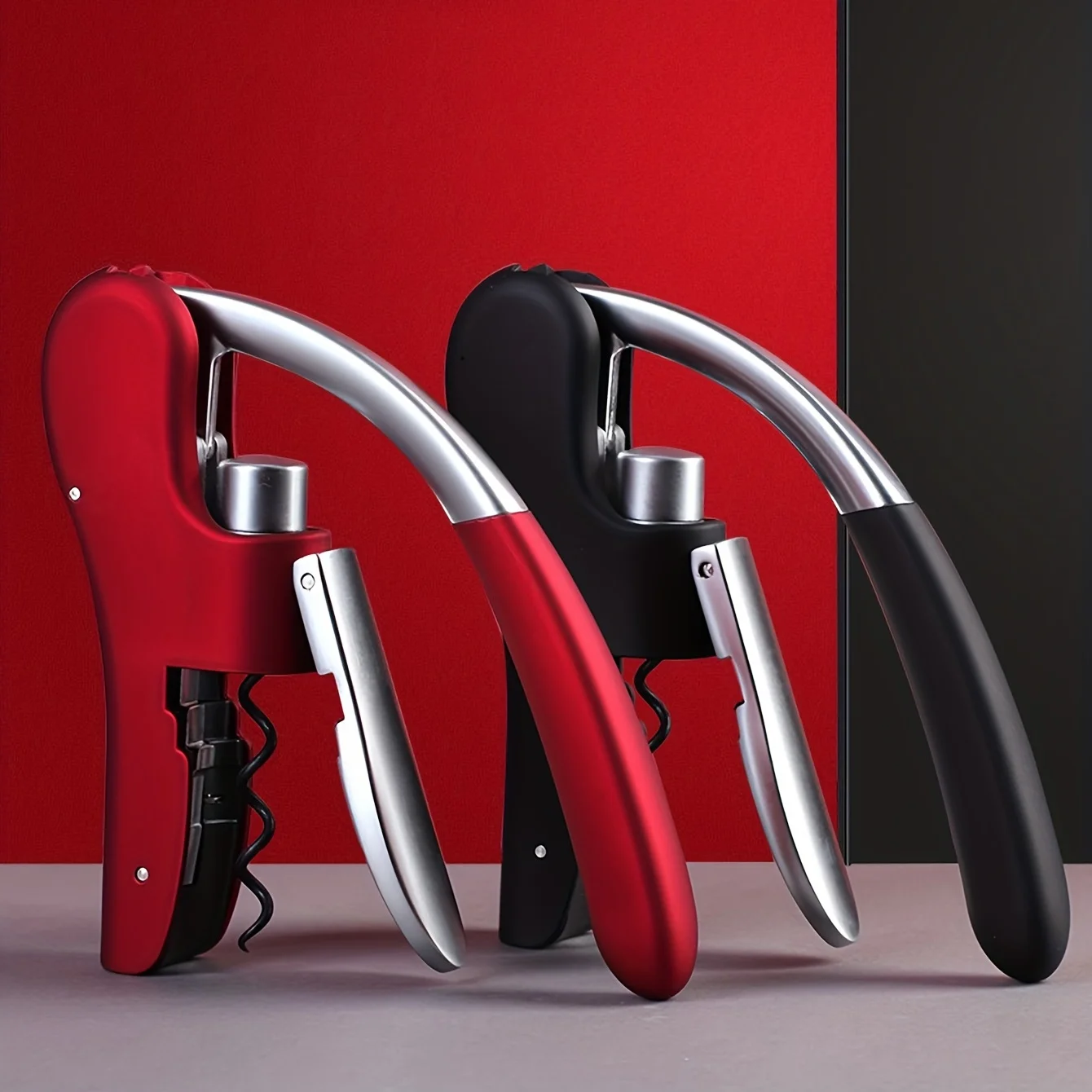 Professional Wine Opener - Easy Corkscrew for Servers, Waiters, Bartenders, and Home Use - Perfect for Summer and Winter Drinks