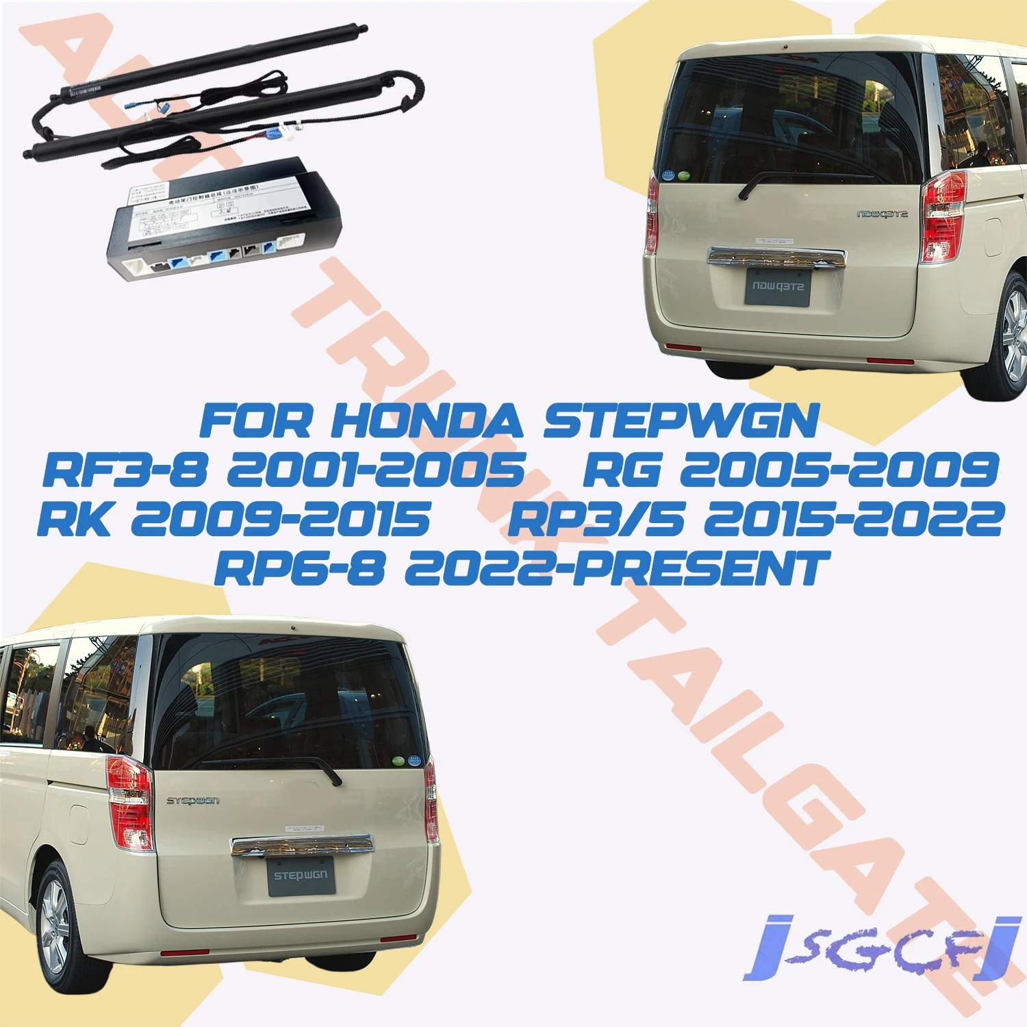For Honda Stepwgn RF3-8/RG/RK/RP3/5/RP6-8 Car Power Trunk Lift Electric Hatch Tail Gate Strut Auto Rear Door Actuator