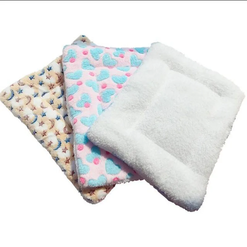 

Thickened Lambswool Pad for Pet, Warm Mat, Square, Four-Season, Supplies for Cat and Dog, Cage, Winter