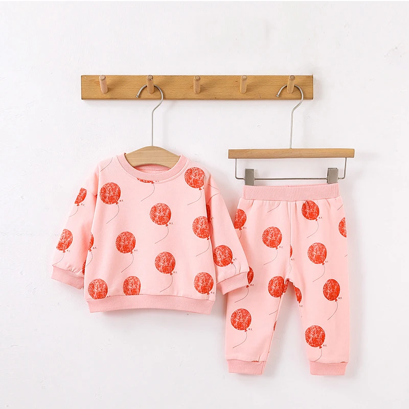 

Autumn Baby Clothing Set Cute Print Baby Boy Girl Clothes Cotton Long Sleeve Baby Sweater Suit Todder Casual Clothing 6-36M