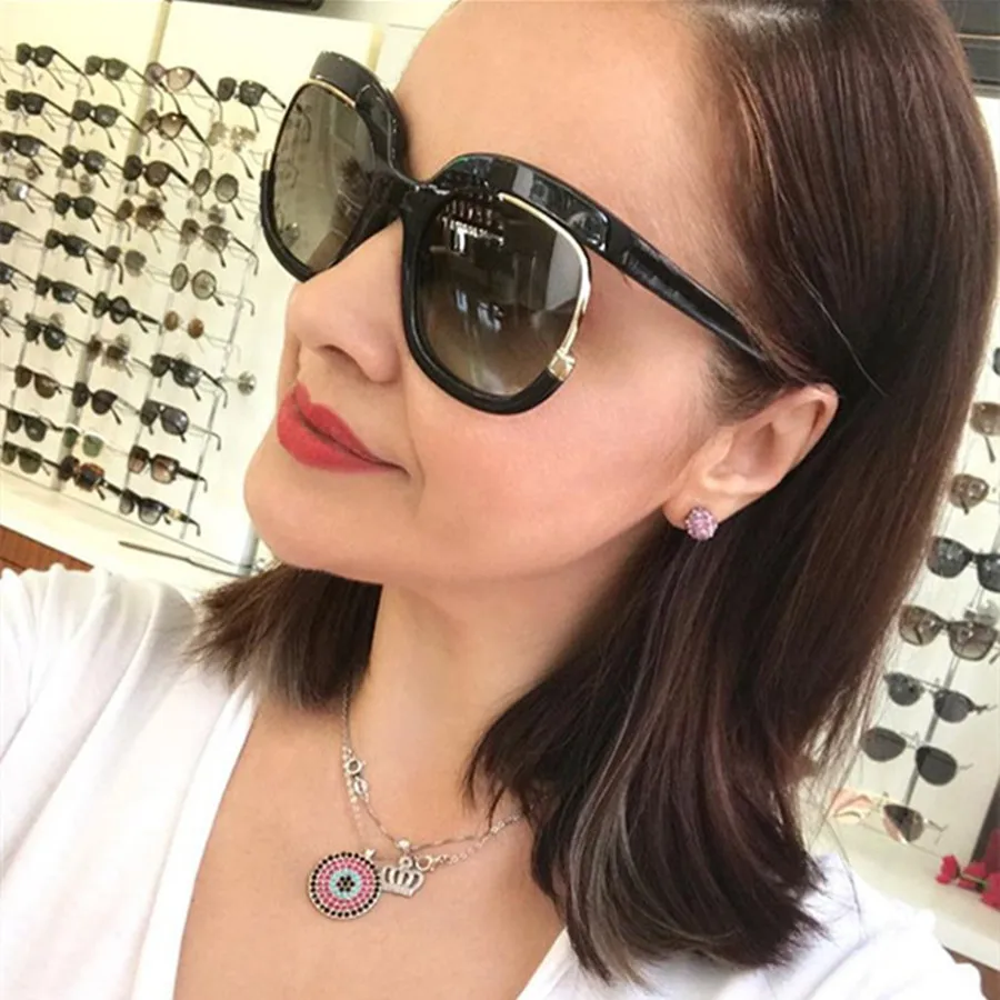 2022 New Fashion Round Oversized Sunglasses For Women Men Retro Designer Ladies Sun Glasses Trending Product Shades UV400 Eyewea