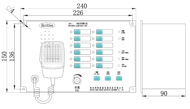 Main Unit Of Engineer's Alarm System