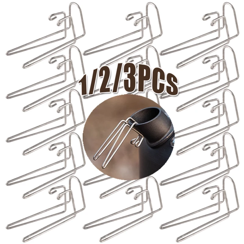 For Hiking Backpacking Travel Coffee Spout Control Fitting Directs Stainless Steel Camping Drip Coffee Spout Accessories 3/1pcs