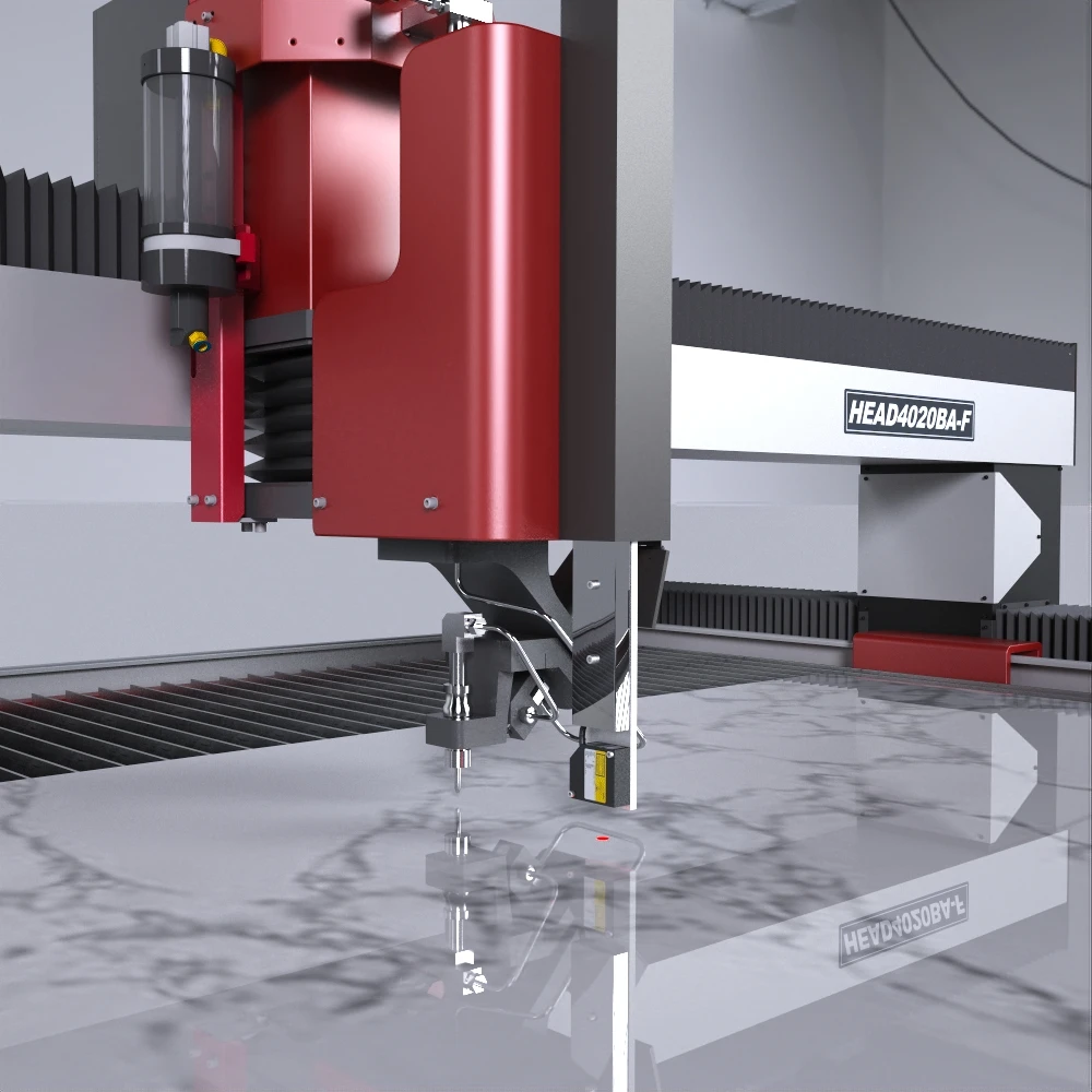 Machine de découpe de pierre à Jet d'eau HEAD, coupe-Jet d'eau à 5 axes