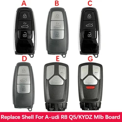 CS008042 Replacement Smart Key Cover 6 Models Shell MLB Remote Spare Case Housing For A-UDI A8 RS Q7 SQ7 S5 A4L A5 Key Replace