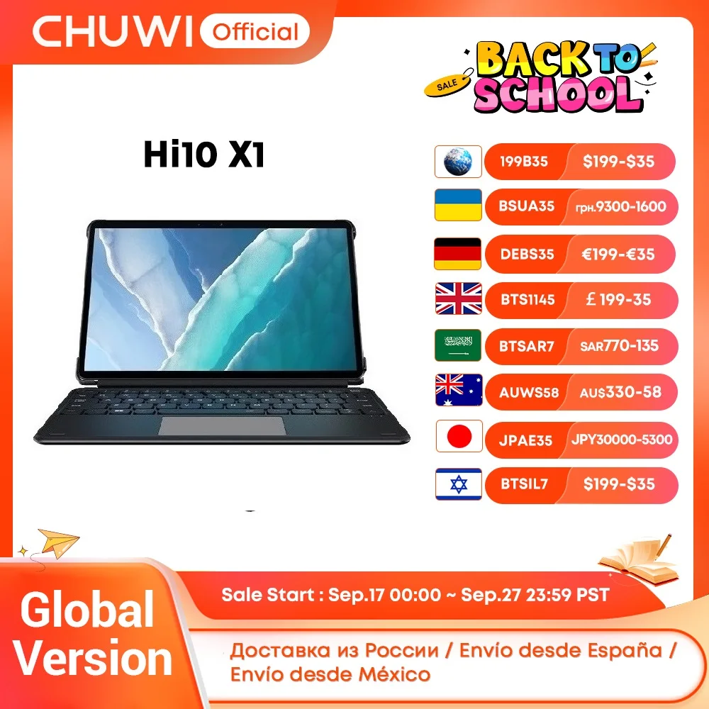 CHUWI Hi10 X1 2 в 1 Планшет с 10