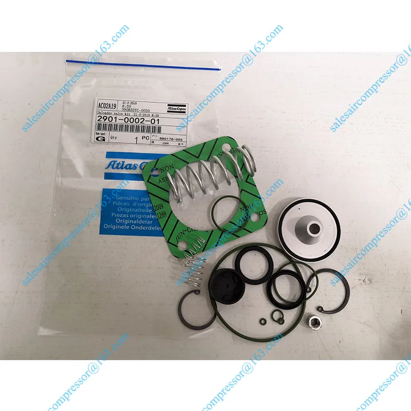 unloader valve kit 2901000201 for air compressor unloading valve kit 2901 0002 01 inlet valve kit