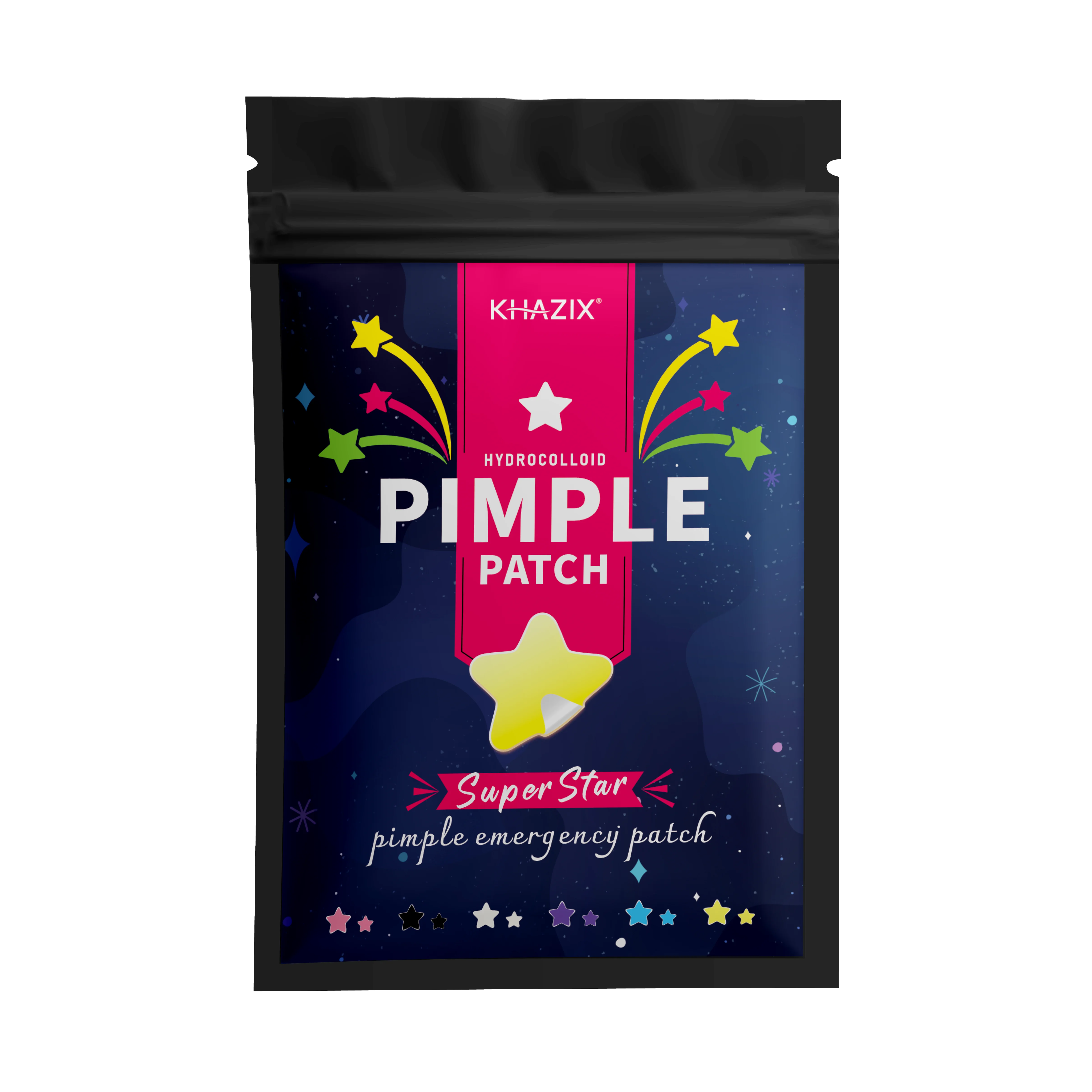 280 قطعة من رقع حب الشباب متعددة الألوان على شكل نجمة، رقع حب الشباب للوجه، رقع حب الشباب المخفية، ورقع البثور، رقيقة جدًا