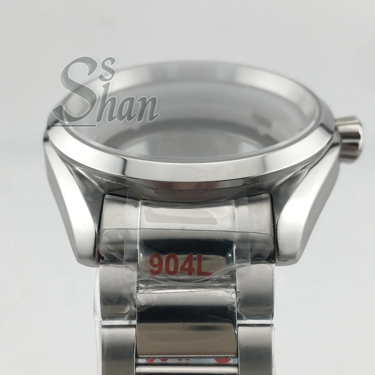 Boîtier pilote NH35 40mm, verre saphir NH34 NH35 NH36 ETA2824 PT5000, mouvement, bracelet en acier inoxydable, fermoir papillon