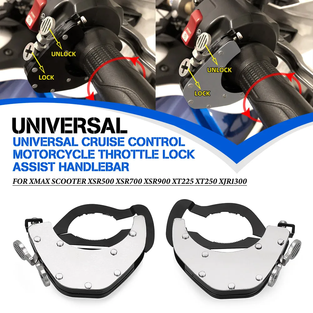 

Для скутера YAMAHA XMAX XSR500 XSR700 XSR900 XT225 XT250 XJR1300 Контроль скорости Круиз-контроль Блокировка дроссельной заслонки Комплект руля