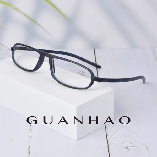 Imagen 2 del producto GuanHao-gafas de lectura irrompibles para hombres y mujeres, con montura TR90 anteojos de lectura, adecuados para presbicia, 1,0, 1,5, 2,0, 2,5, 3,0, 3,5