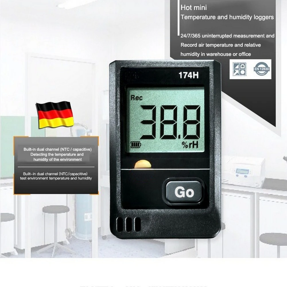 

Testo 174H Temperature And Humidity Meter Tester Record Mini Data Logger Storage Temperature -40 To +70°C