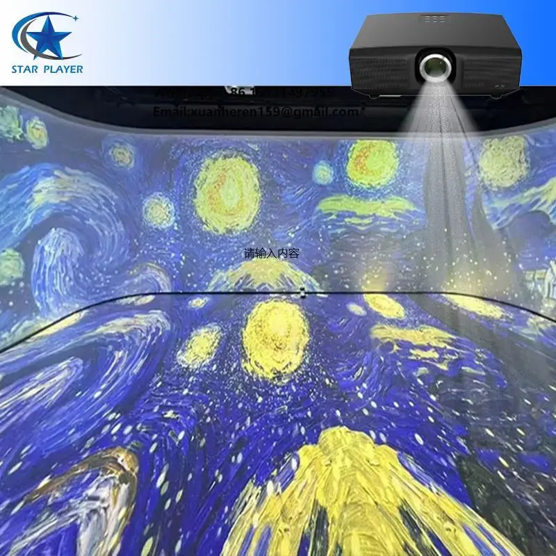 STAR PLAYER New Technology Immersive Flying Flight Simulator 5D 9D Dynamic Cinema 5x4x3M Naked Eye LED Screen Display Built-In