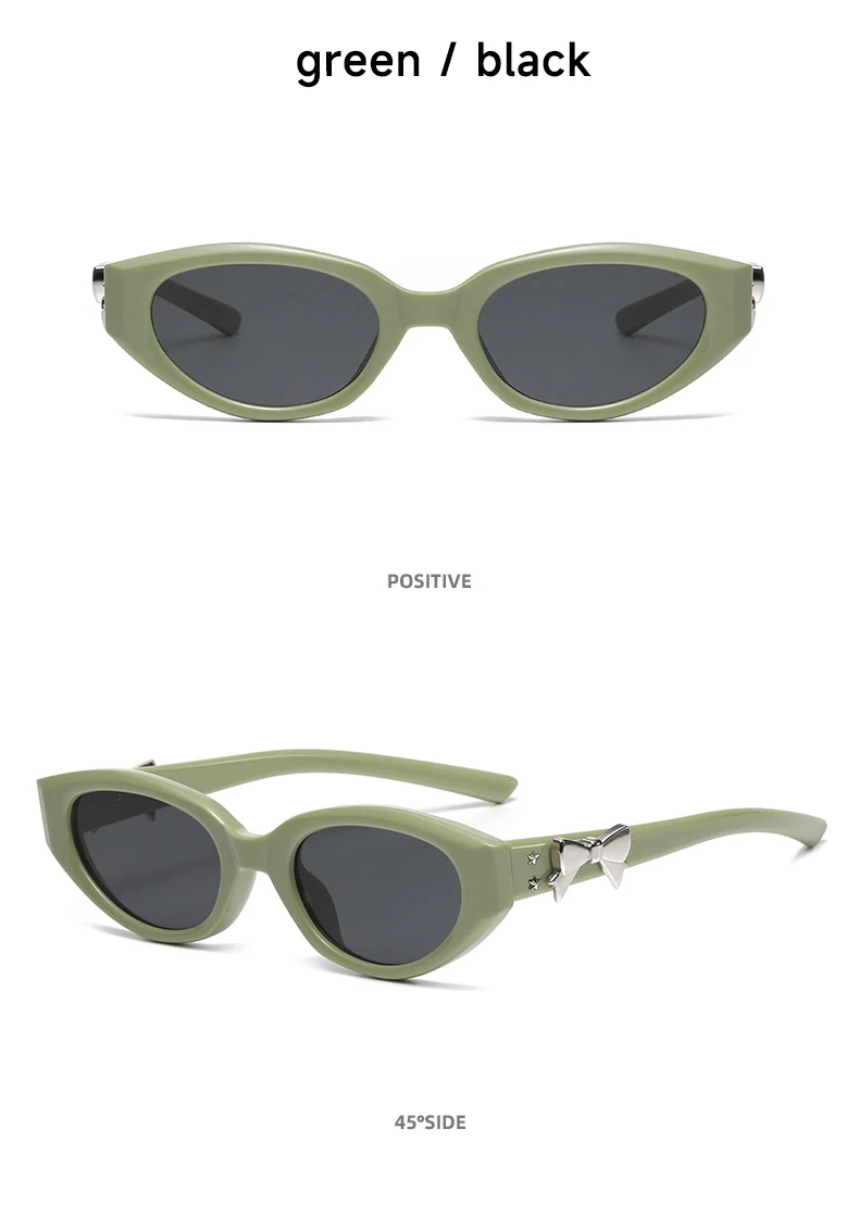 Mode Cat Eye Sonnenbrille Frauen Hohe Qualität UV400 Sonnenbrille Retro Brillen Bogen Verschönerung Oculos Marke Designer Sonnenbrille – Detail 13