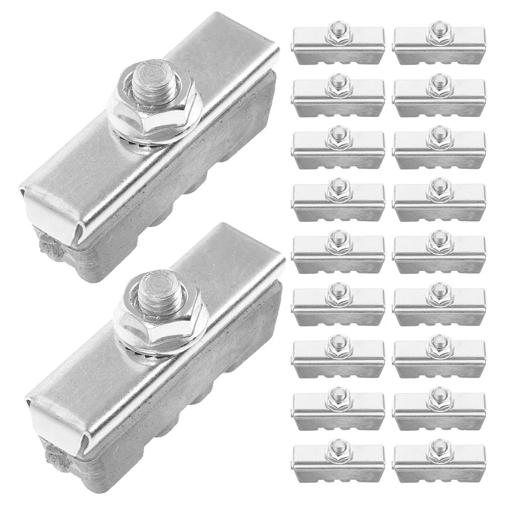 

20pcs Bike Brake Pads Rubber Metal Bicycle Brake Blocks Wear Resistant Noise Reduction For Road Mountain City Folding Bikes